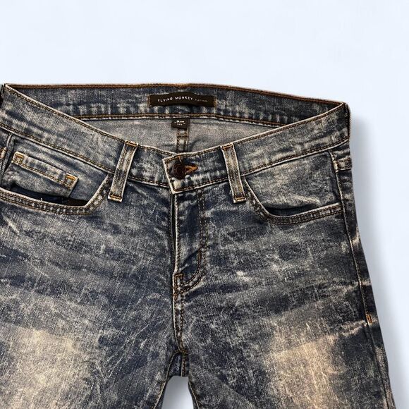 Flying-monkey Women's Blue Jeans size 26 Y2K - Picture 1 of 6